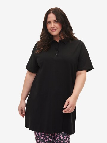 Zizzi - Camiseta 'Xpola' en negro: frente