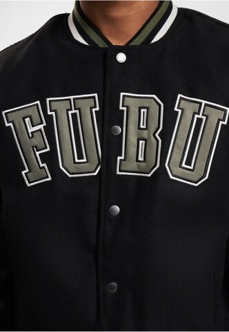 FUBU Between-Season Jacket 'College Varsity' in Black