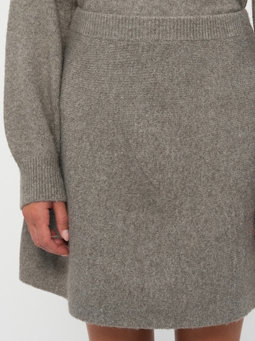 PIECES Spódnica 'PCMALOU' w kolorze brązowy