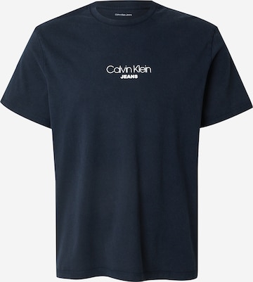 Calvin Klein Jeans Футболка в Синий: спереди