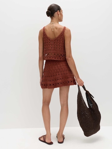 Jupe Marks & Spencer en marron