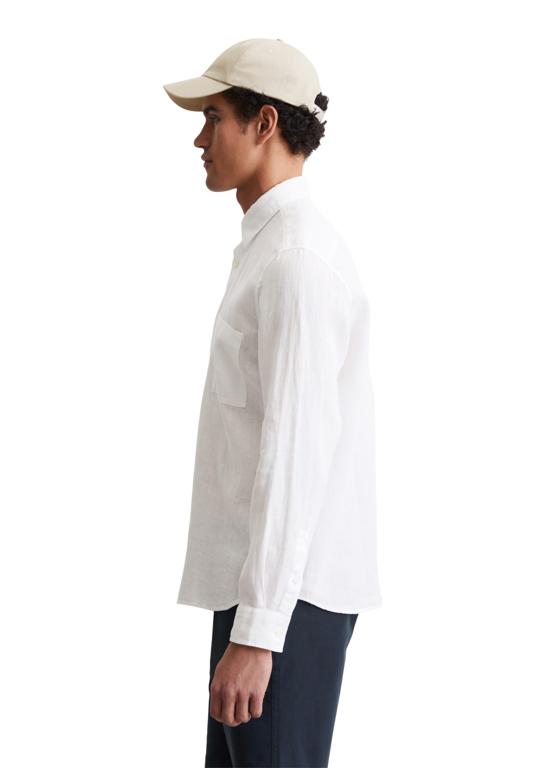 Marc O'Polo Regular Fit Hemd in Weiß