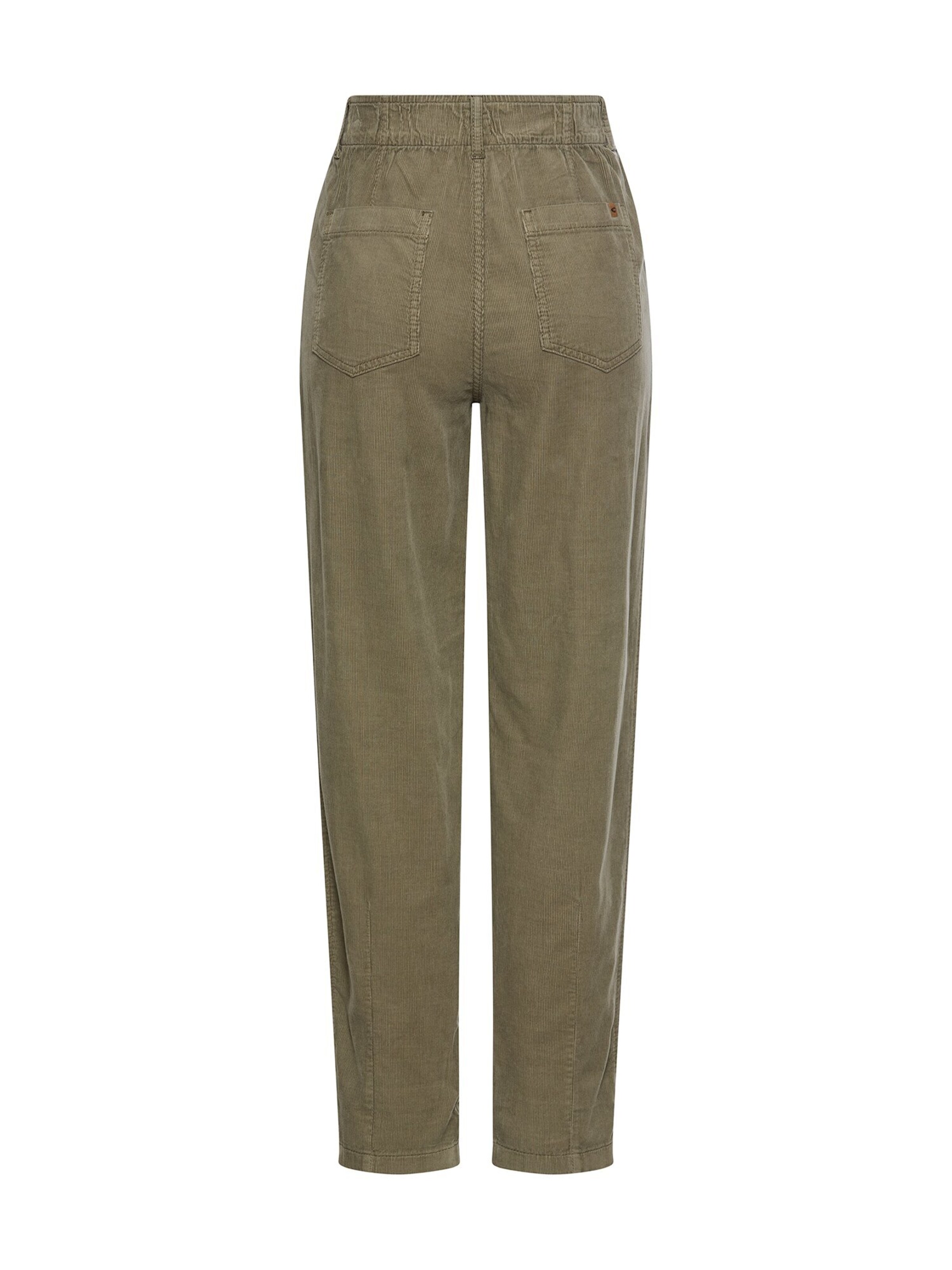 CAMEL ACTIVE Regular Worker-Chino mit elastischem Bund in Grün