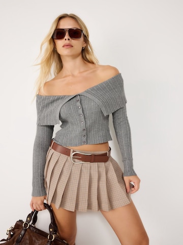 Cardigan No Matter What en gris : devant