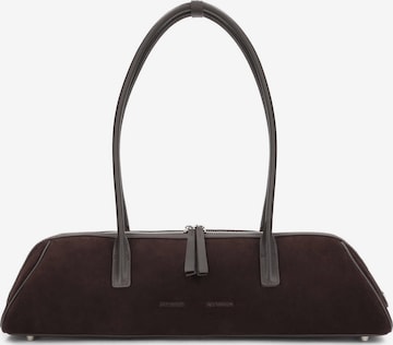Borsa a mano di Kazar Studio in marrone: frontale