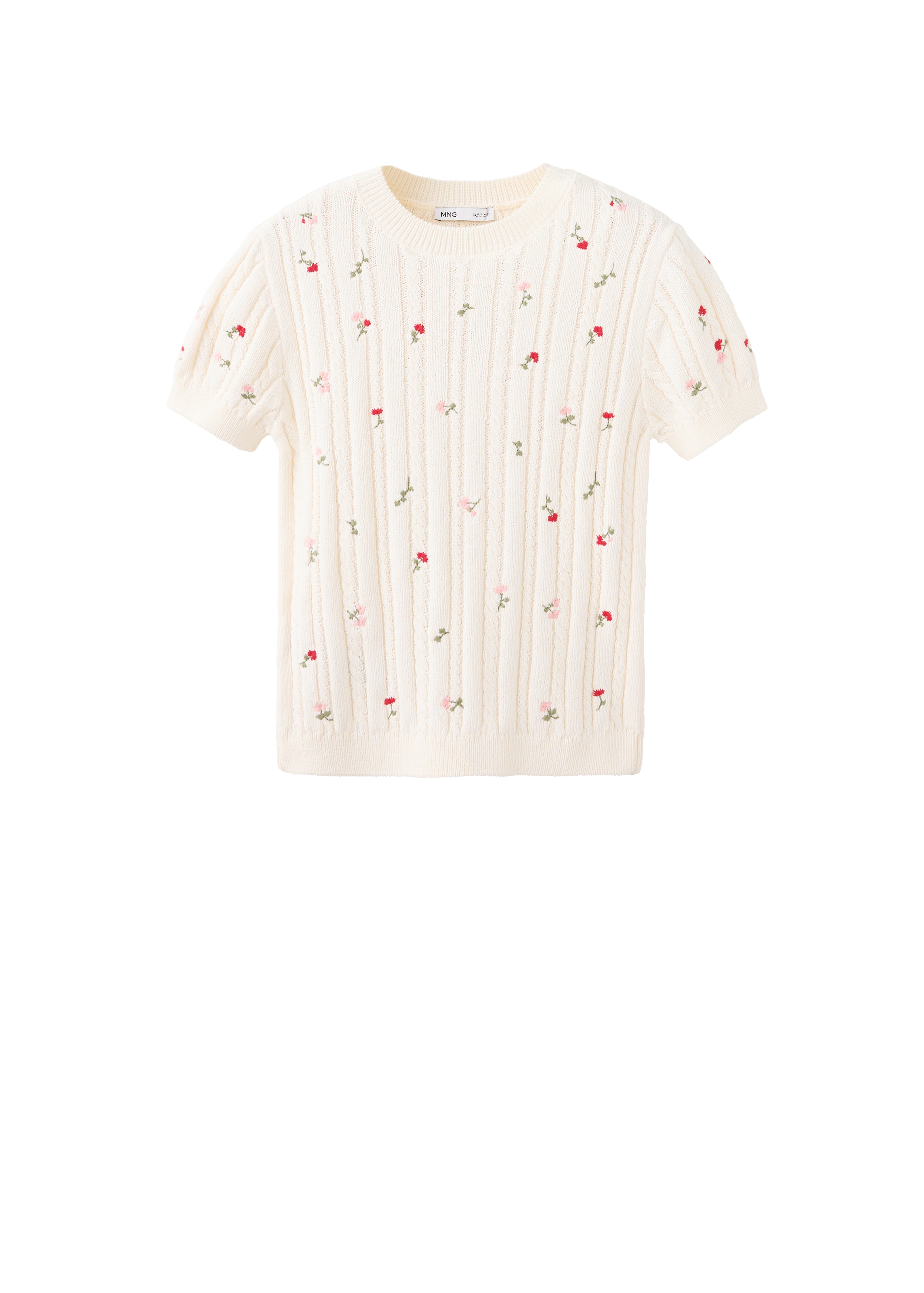 MANGO Pullover 'TINTO' in Beige: Vorderseite
