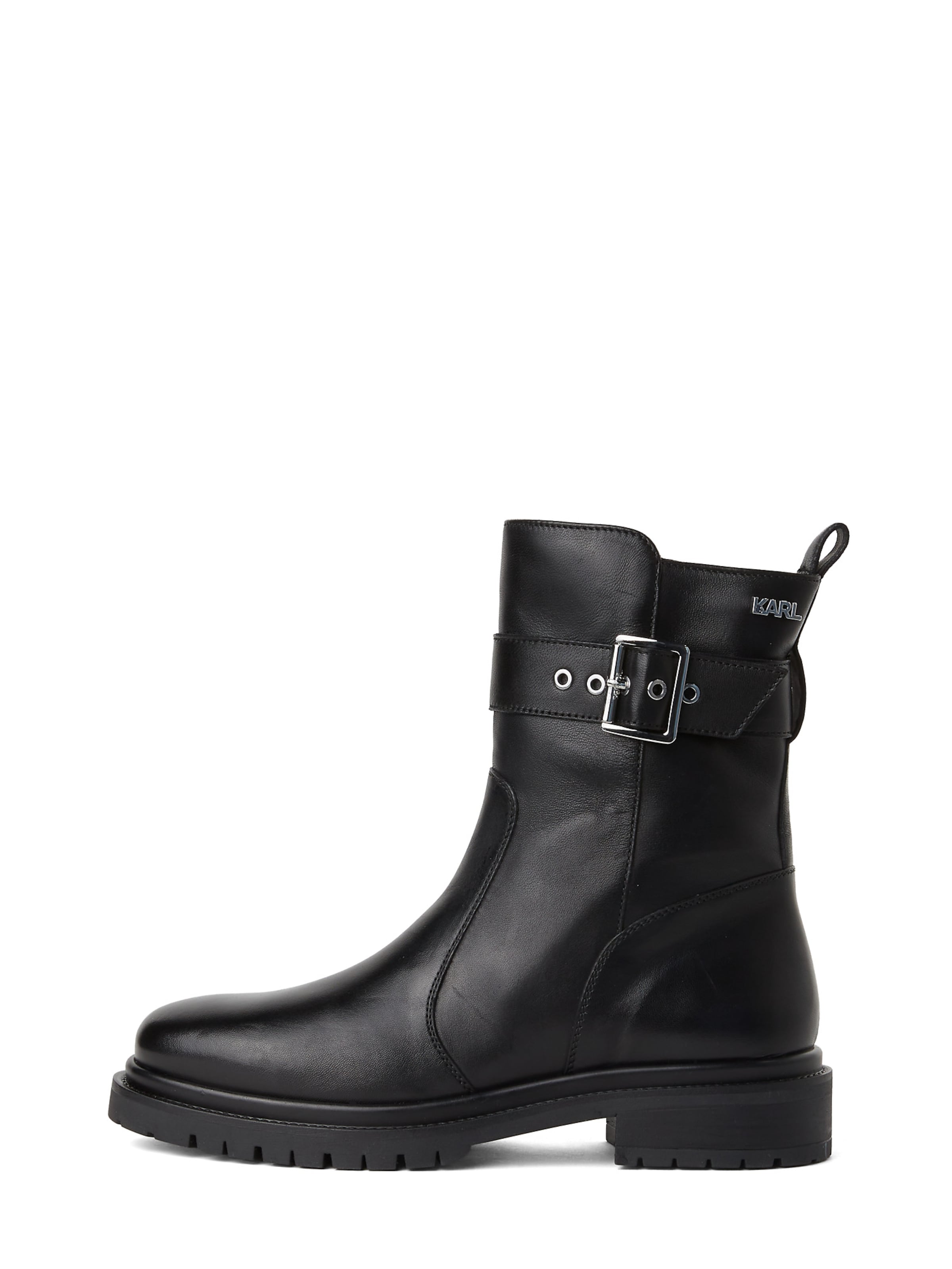 Karl Lagerfeld Μποτάκι 'Binky' σε μαύρο: μπροστά