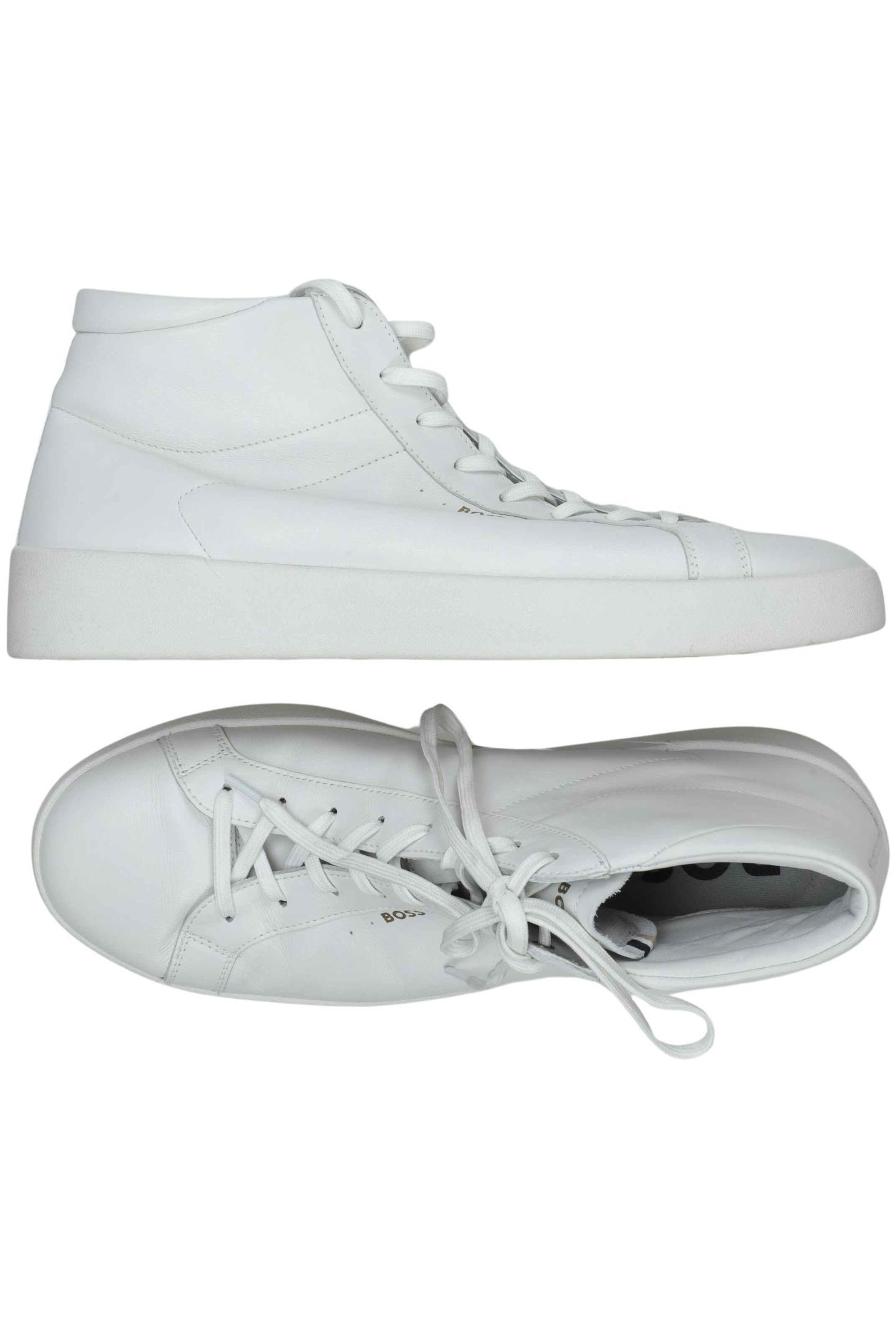BOSS Black Sneakers & Trainers in 46 in White: front