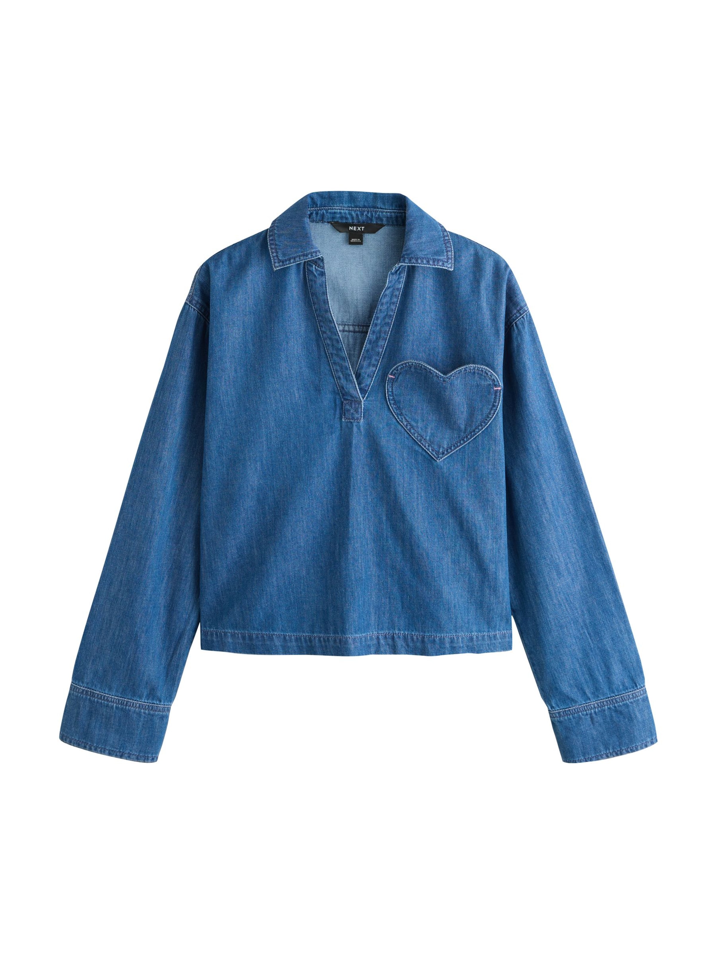 Next Blouse in Blue: front