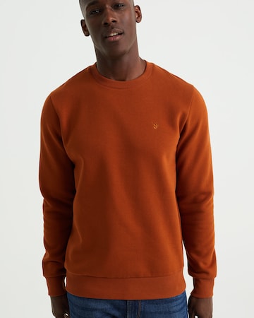 Sweat-shirt WE Fashion en orange : devant