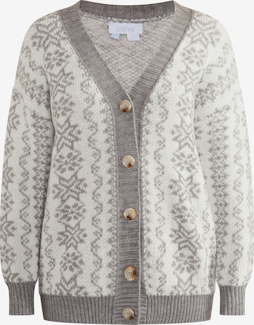 usha BLUE LABEL Knit Cardigan 'Lynnea' in Beige: front