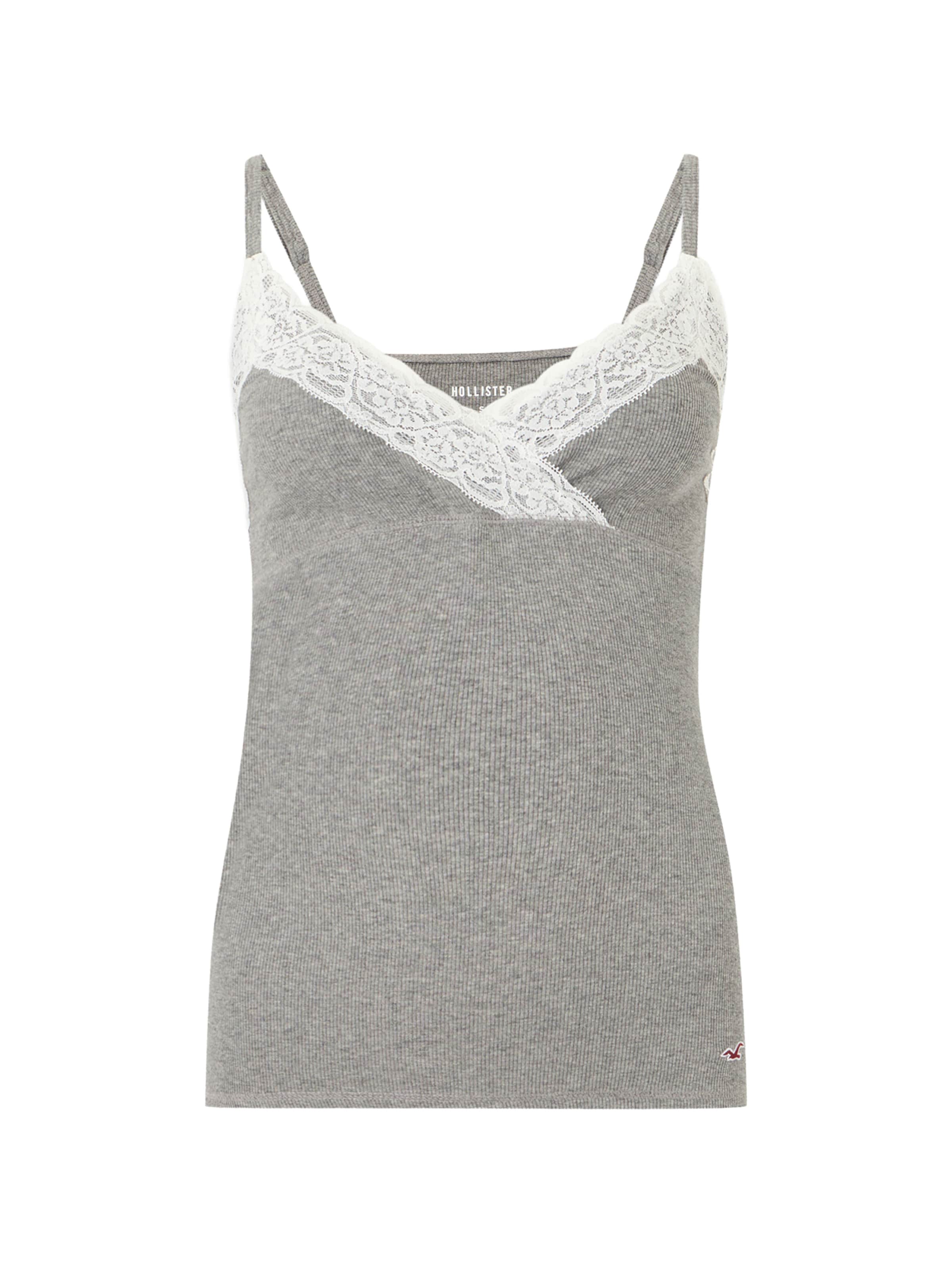HOLLISTER Top - szürke: elől