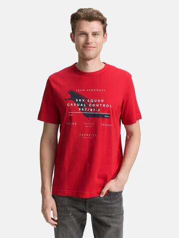 TOM TAILOR Shirt in Red: front