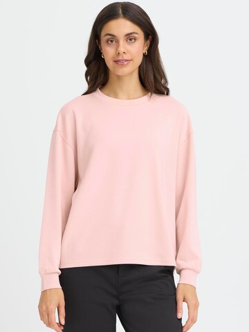 Fransa Sweatshirt 'FRCOREA' in Pink: Vorderseite