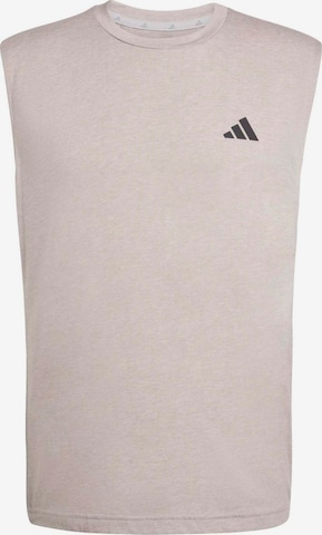ADIDAS PERFORMANCE - Camiseta funcional en gris: frente