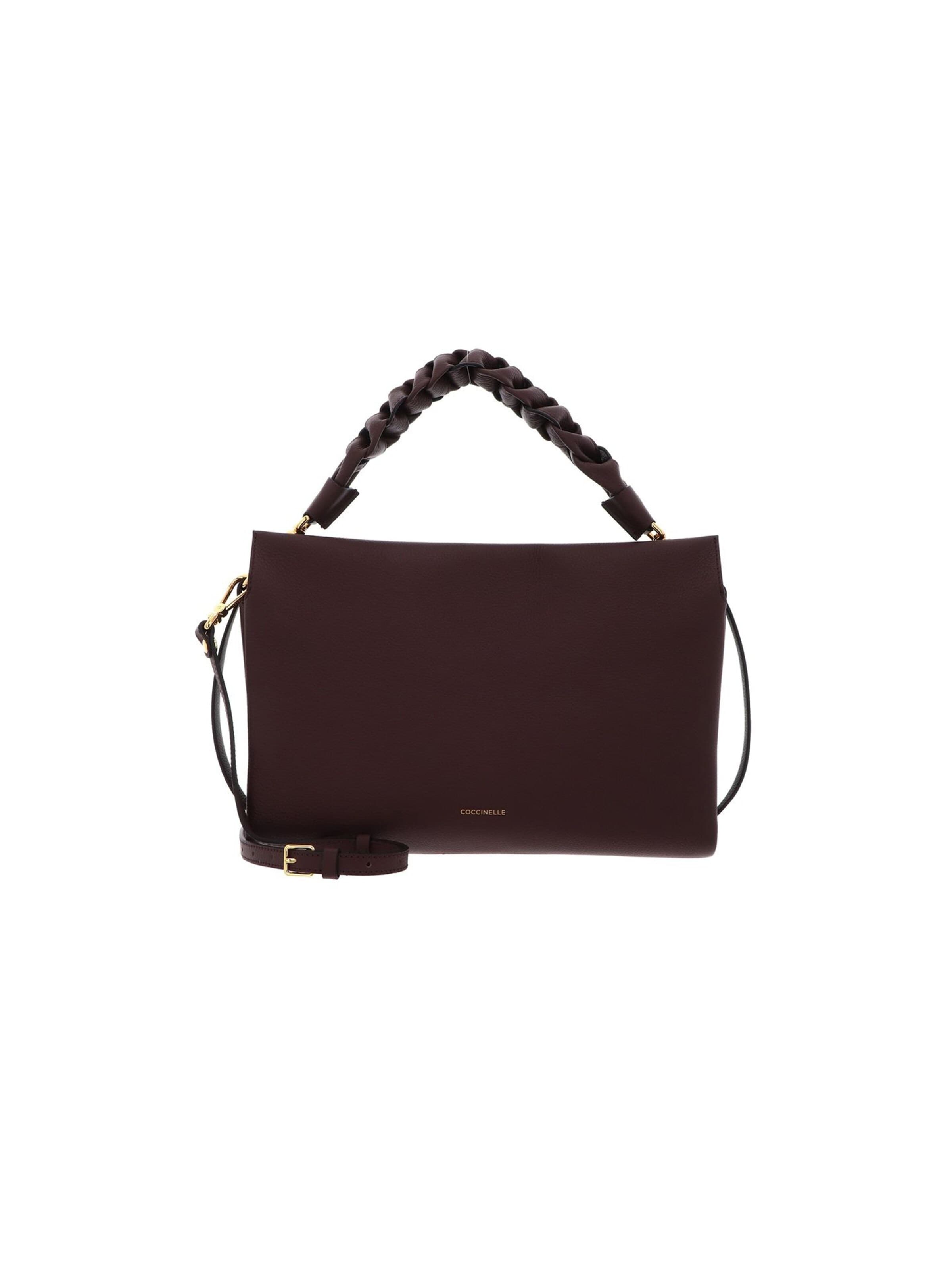 Borsa a mano 'Boheme Grana Double Shoulder Bag' di Coccinelle in marrone: frontale