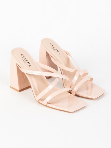 Celena Mules 'Cybill' in Beige