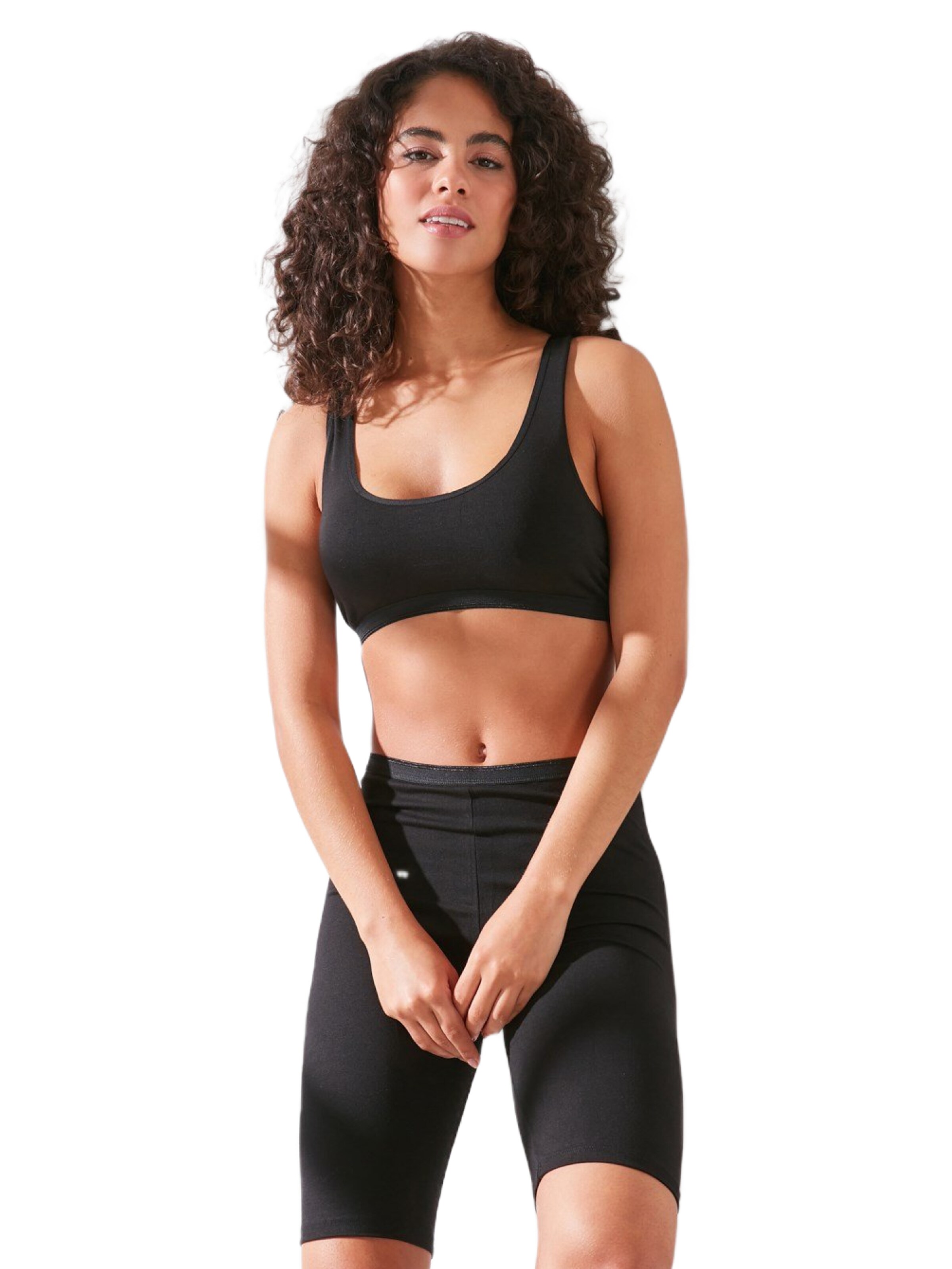 C&City Skinny Leggings in Schwarz