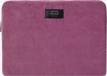 Sac d’ordinateur portable Wouf en violet : devant