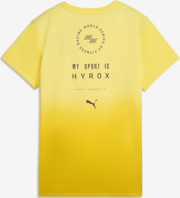 PUMA Performance Shirt in Yellow: front