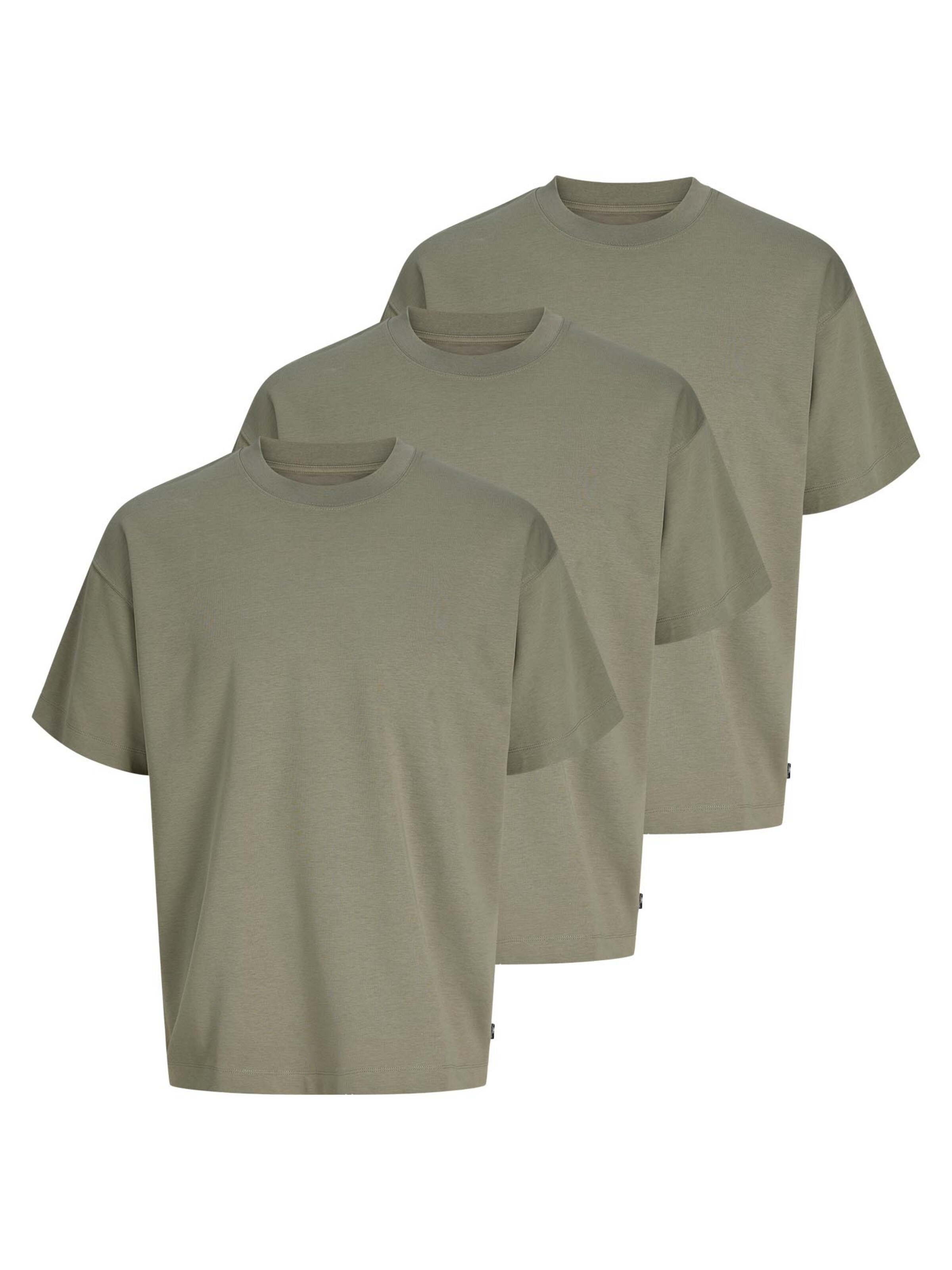 JACK & JONES Shirt 'Barron Tee' in Green: front