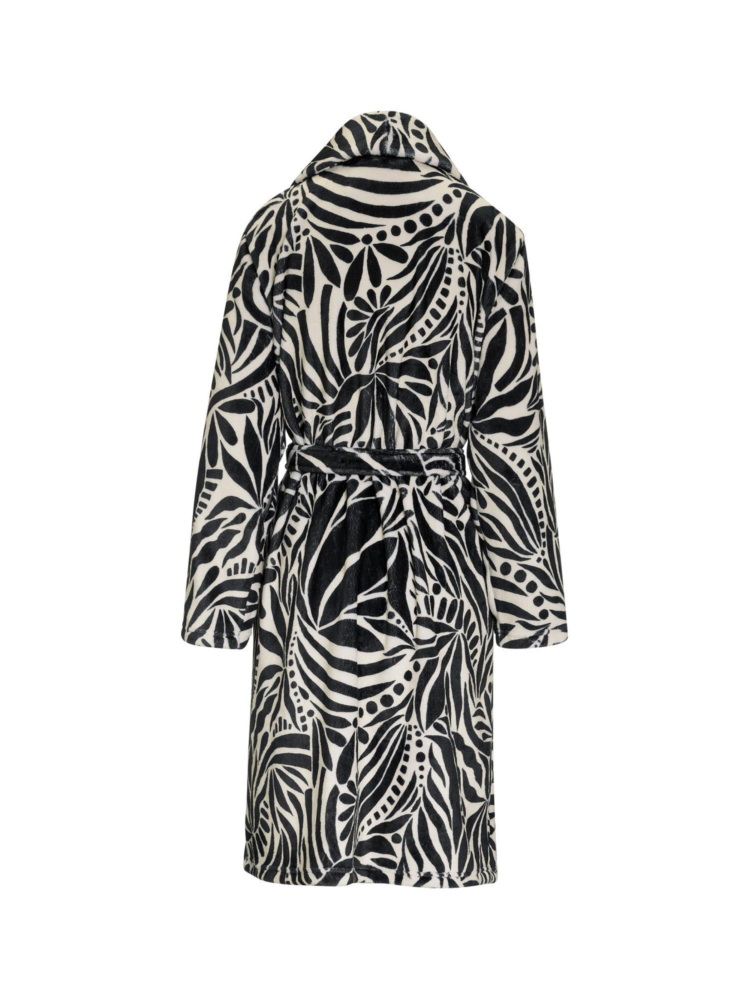 ESSENZA Short Bathrobe 'Steff Allora' in Black