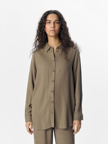 OBJECT Bluse 'OBJSanne' i grå: forside