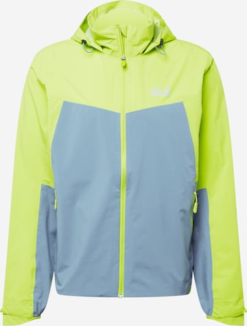 JACK WOLFSKIN Outdoorová bunda – šedá: přední strana