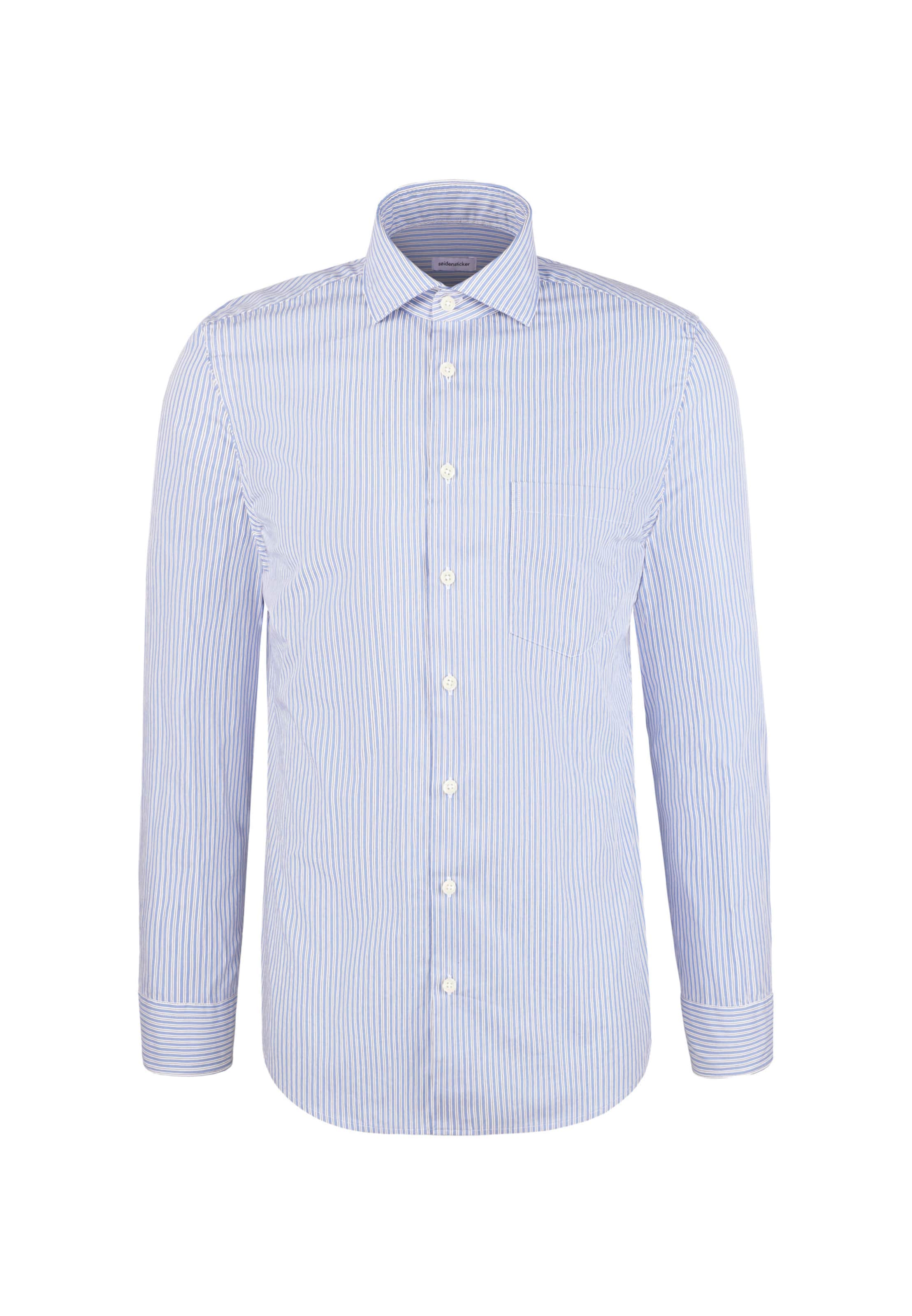 SEIDENSTICKER Regular fit Button Up Shirt in Blue