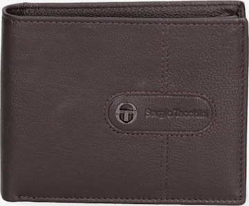 Portamonete di Sergio Tacchini in marrone: frontale