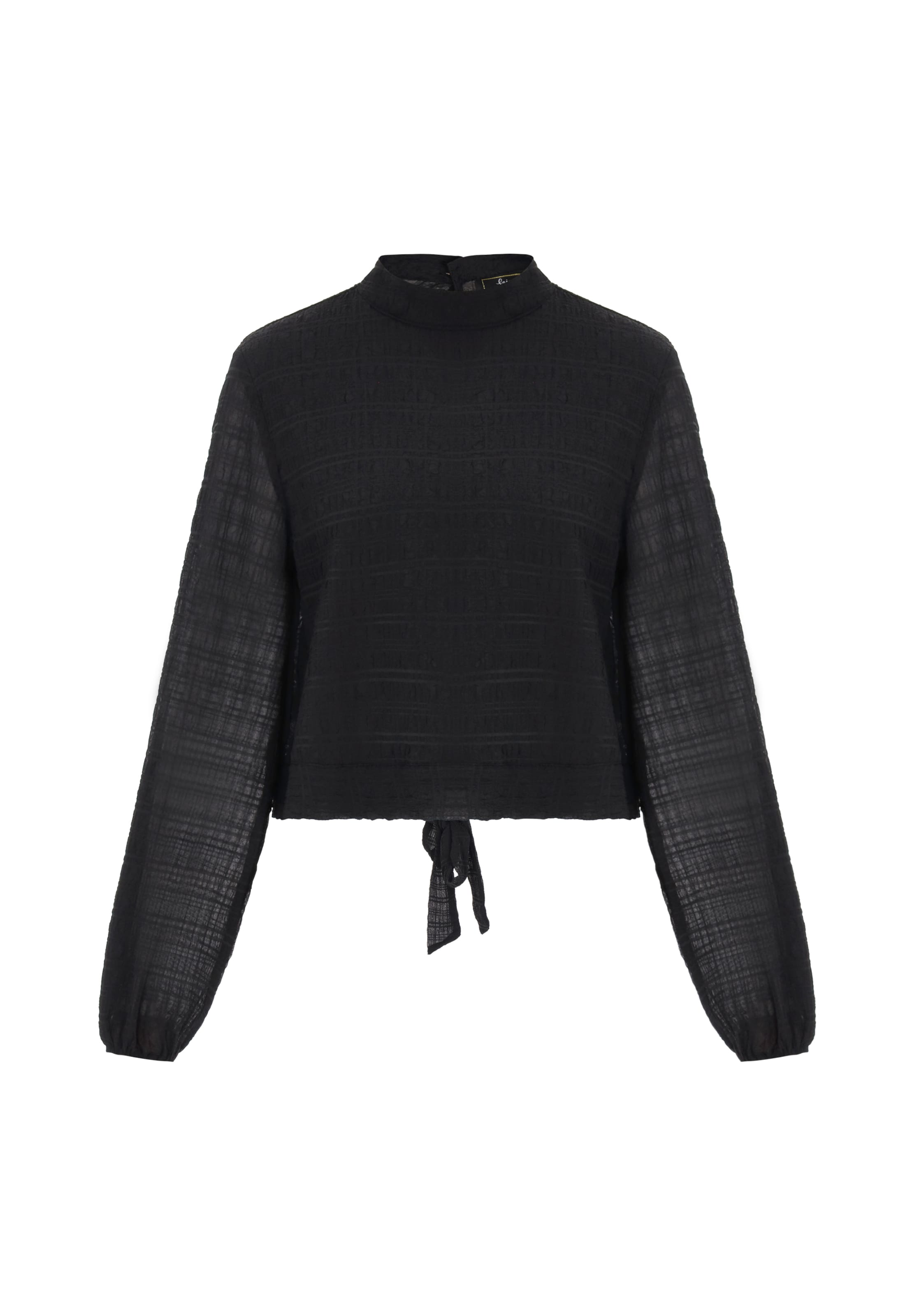 Chemisier faina en noir : devant