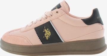 Sneaker bassa di U.S. POLO ASSN. in rosa: frontale