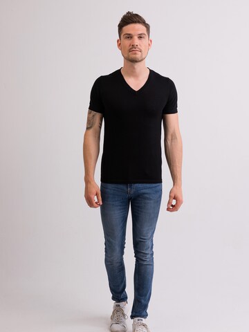CASH-MERE.CH Shirt in Zwart