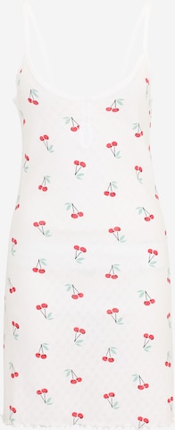 ETAMSpavaćica košulja 'CHERRY' - bijela boja: prednji dio