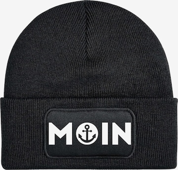 Youth Designz Mütze 'Moin' in Schwarz: Vorderseite