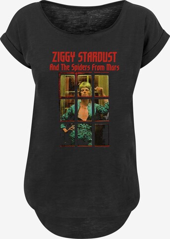 T-shirt 'David Bowie Ziggy Stardust Spider' F4NT4STIC en noir : devant