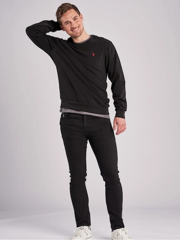 U.S. POLO ASSN. Sweatshirt 'Hugo' i sort