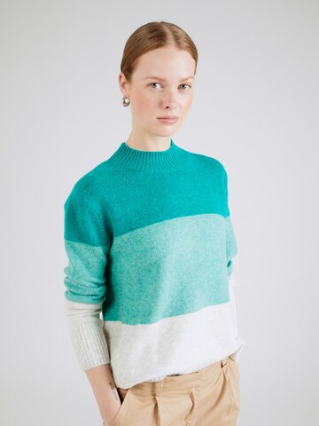 Pull-over TOM TAILOR DENIM en vert : devant