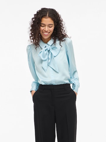 VILA Bluse 'LUCHA' in Blau: Vorderseite