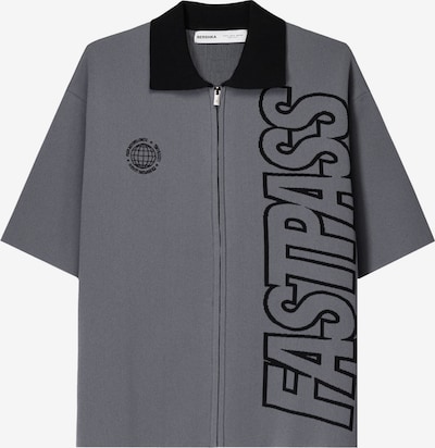 Bershka Kardigan u siva / crna, Pregled proizvoda