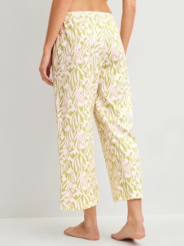 CALIDA Pyjamahose 'Late Bloom M&M'‌‌‌ in Grün