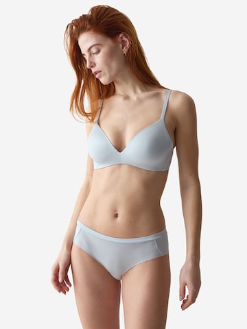TRIUMPH Regular Bra ' Red Label Body Make-up Soft Touch ' in Grey: front