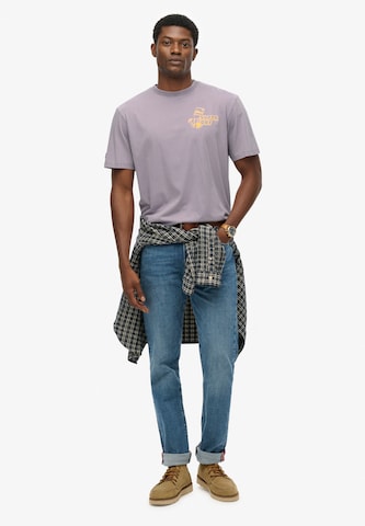 T-Shirt Superdry en violet
