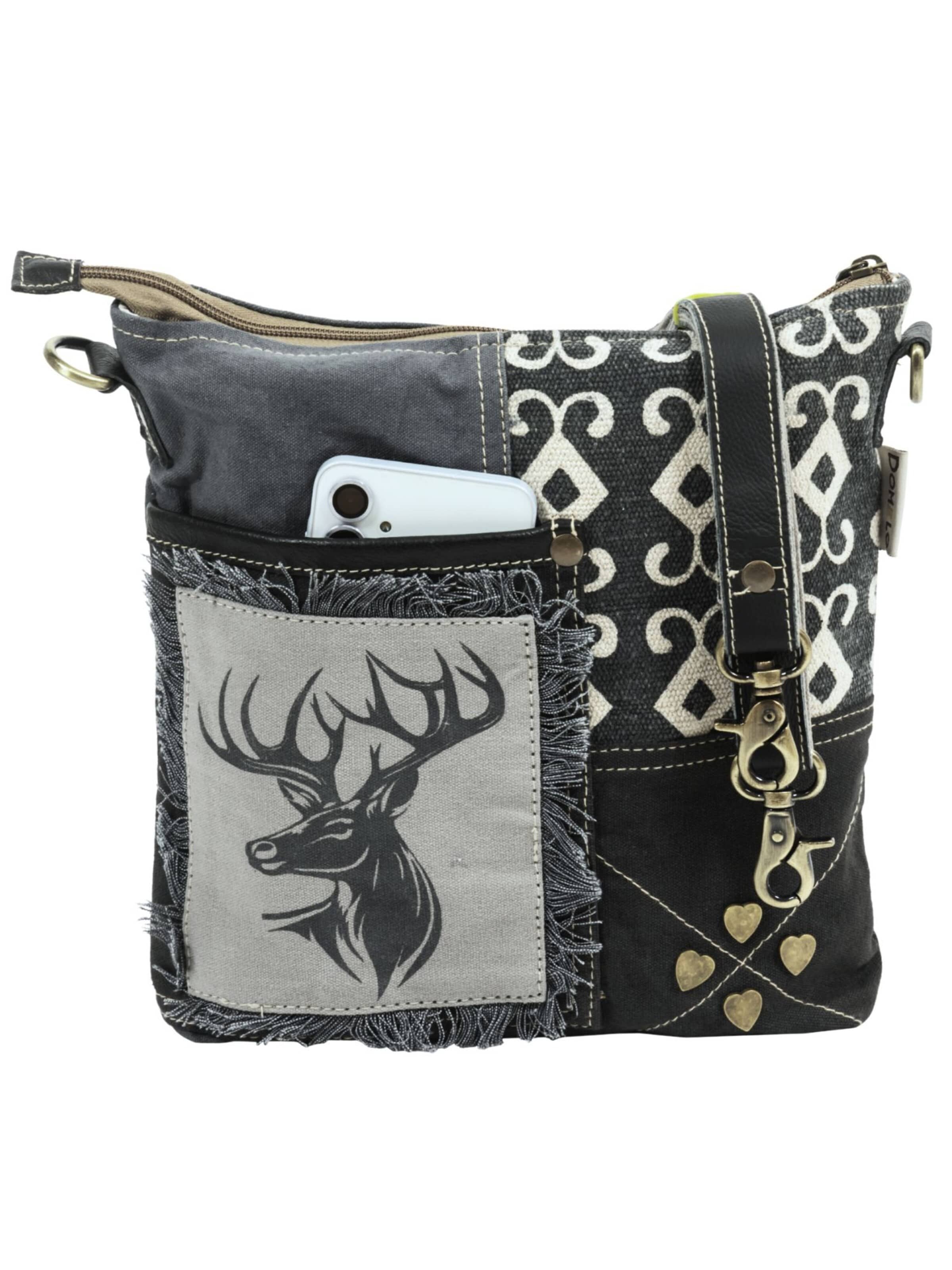 DOMELO Crossbody Bag 'Domelo' in Black