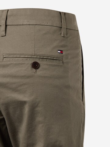 TOMMY HILFIGER Slimfit Hose 'Bleecker' in Grün