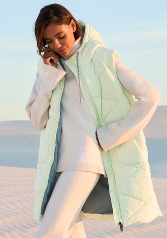 Elbsand Weste in Grün: Vorderseite