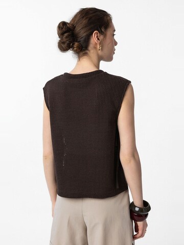 Haut 'Patrizia' Antioch en marron
