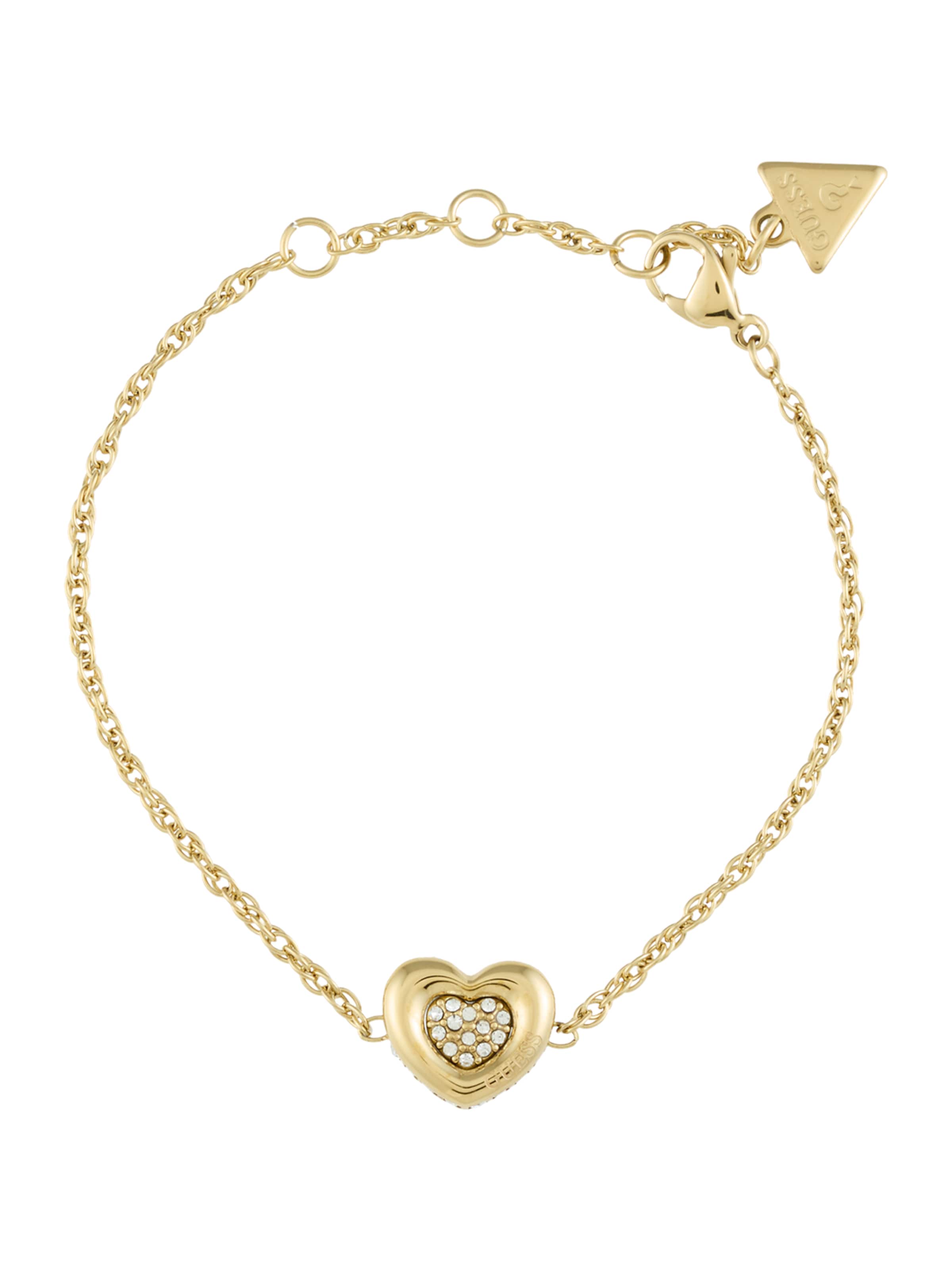 GUESS Комплект украшений 'L.O.V.E.' в Золотой: спереди