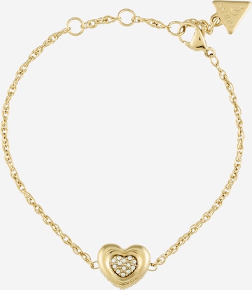 Parure de bijoux 'L.O.V.E.' GUESS en or : devant