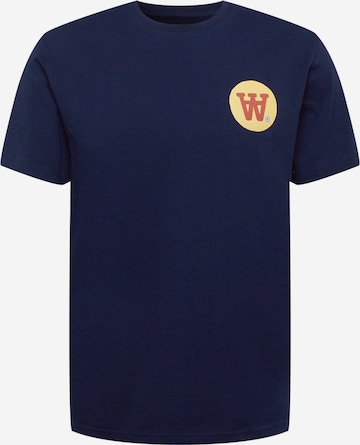 WOOD WOOD T-Shirt 'Ace' in Blau: predná strana